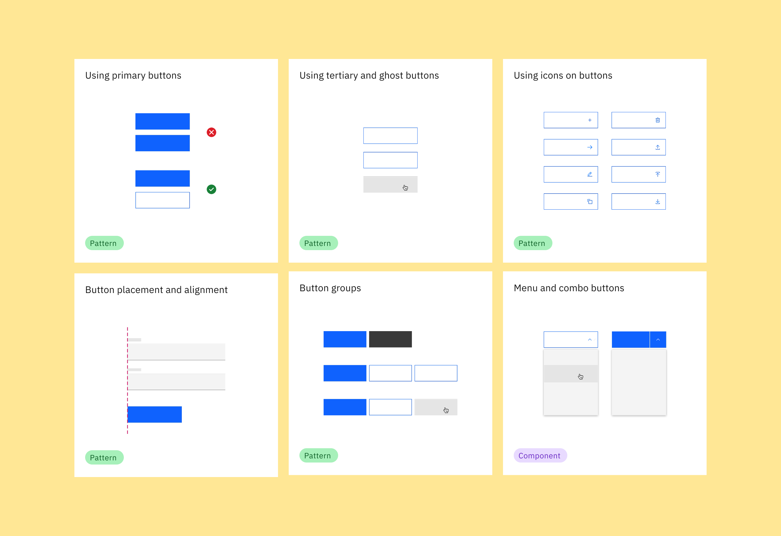 Project preview for components and patterns case study